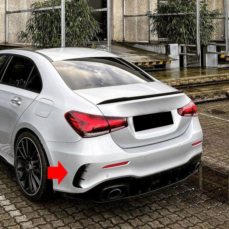 Potrivit pentru accesorii Mercedes-Benz CLA W177 Sedan A45 A35 A180 A200 A220 AMG 2019+ Spoiler bara spate laterală Capac aerisire Canard