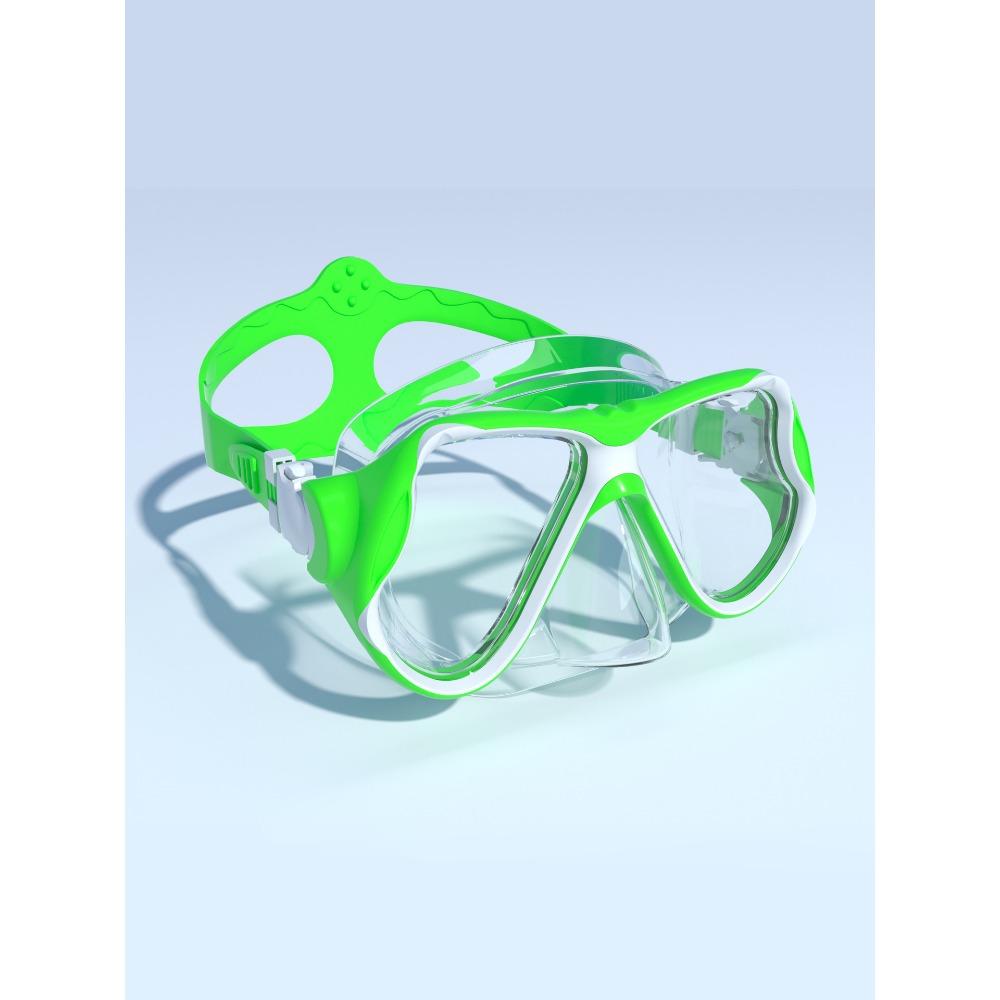 

Новый силикон, очки для дайвинга Adult average size зелёный