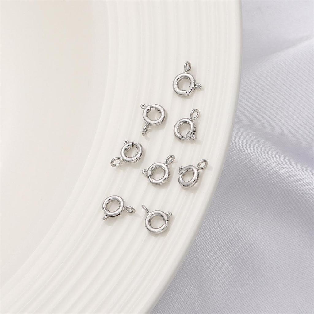 18K Gold-Filled Color-Preserving Spring Clasp for DIY Jewelry Making