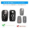 Compatible with Toyota Smart Key 5 Car Key New Voxy 90 Series Key Compatible with Toyota Noah 90 Series Smart Soft Scratch 2 Pieces [Koaudb] Case,