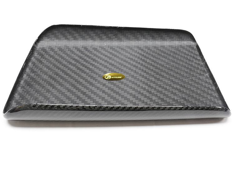 Tesla Model S/X Dry Carbon Fiber Rear Display Frame for Armrest Box