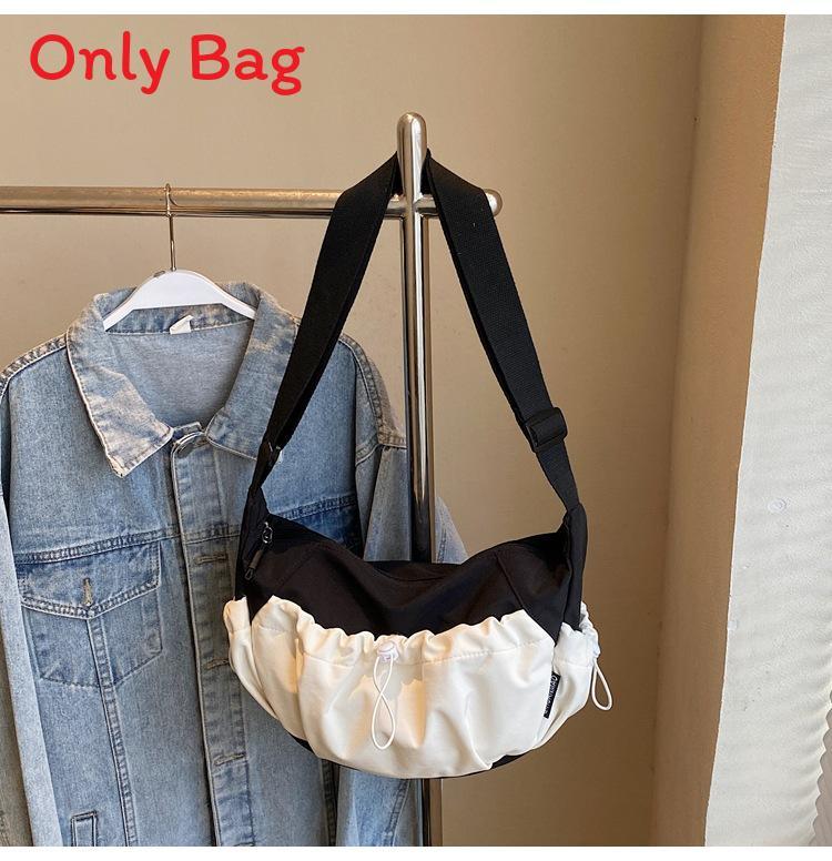 Urban Style Soft Fabric Cloud Bag With Large Capacity For Commuting Women