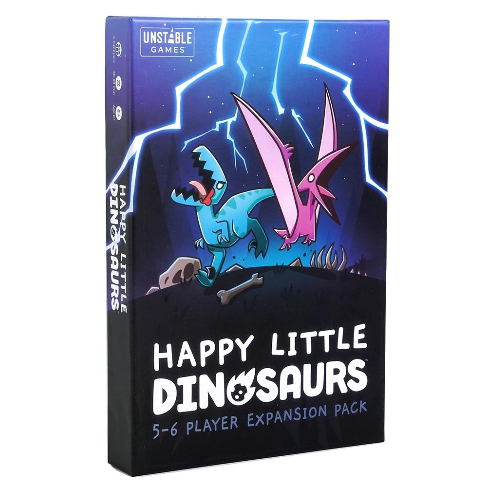 Jocuri instabile Happy Little Dinosaurs Joc de bază Sabotaj competitiv Joc amuzant de cărți Expansiune pentru 5-6 jucători Tic Tac KO. : Dragons