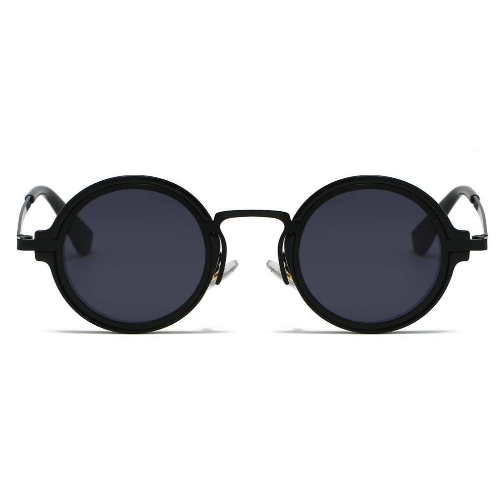New Vintage Small Round Frame Fashion Sunglasses Steampunk Personality Hip Hop Sunglasses