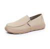 Shoes Men's Spring and Autumn Lightweight Breathable Canvas Shoes Versatile Trendy Comfortable Casual Non-slip Lazy Shoes