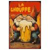 La Chouffe Vintage Tin Sign   Iron Foil Engraved Wall Art Perfect for Home Bar Cafe  Garage Decor IndoorOutdoor Use Meta