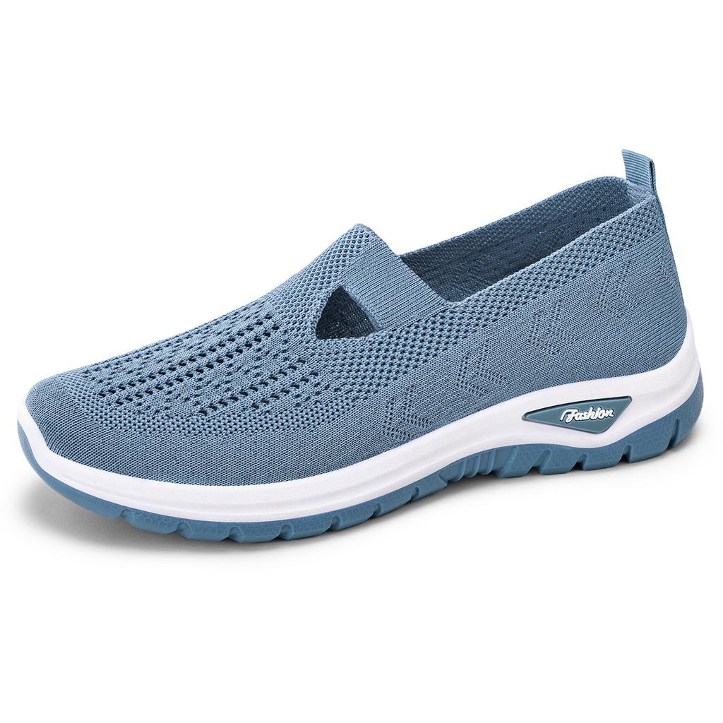 Women's Shoes Spring Breathable Comfortable Single Shoes Middle Aged Mom Shoes Soft Bottom Not Tired Casual Mesh Shoes Walking All Day Sneakers