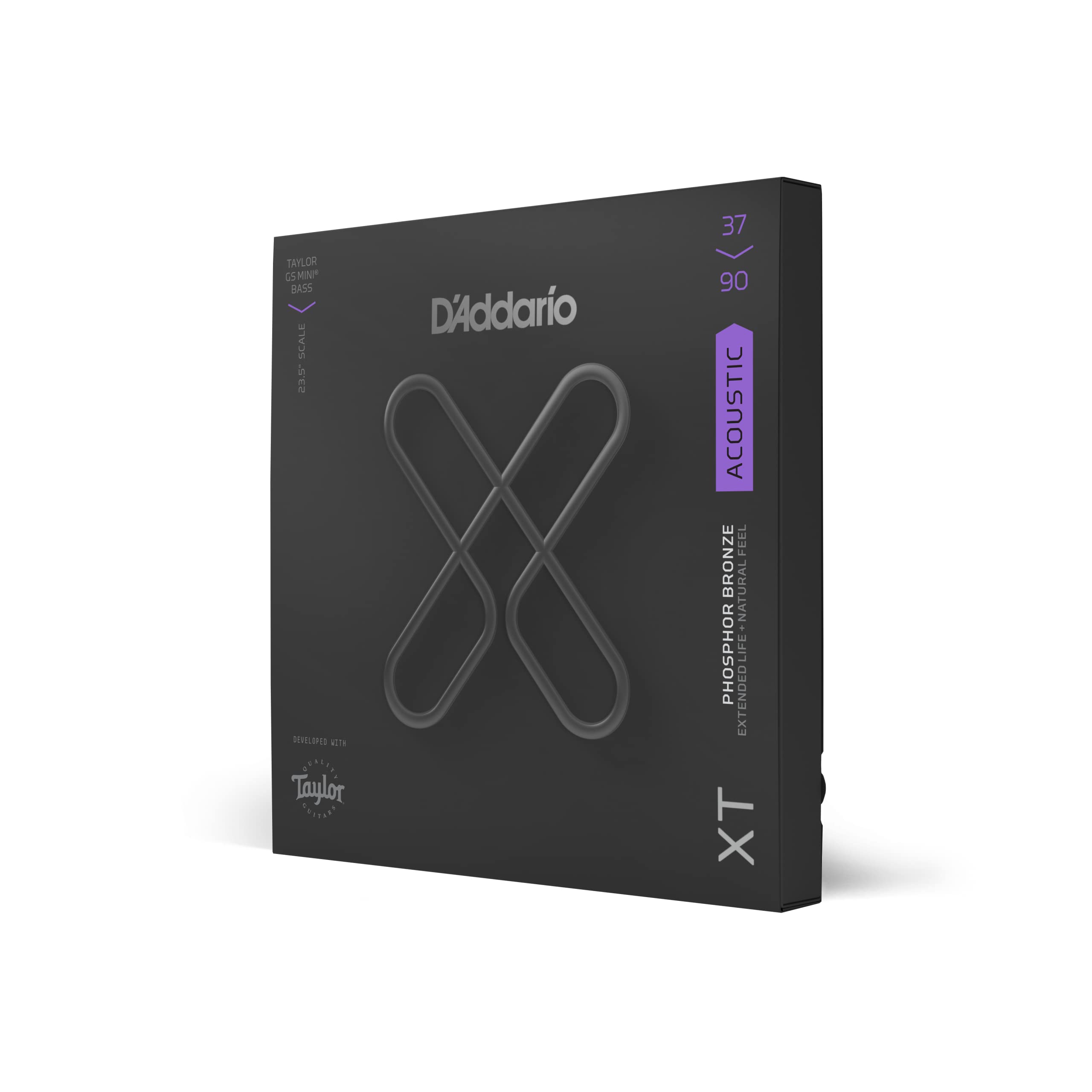

Струны для акустической бас-гитары XT Coated Strings Phosphor Bronze Custom Light GS Mini XTB3790 D Addario .037-.090 []