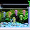 Fish Tank Landscaping Simulation Jellyfish Decoration Silicone Transparent Fluorescent Jellyfish
