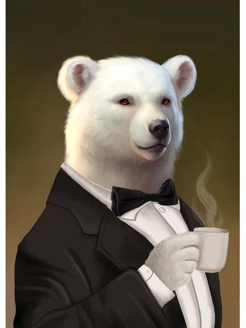 

Забавные мемы Капибара Утка Одежда Деловой Костюм Пить Кофе Плакаты Холст Картина Животное Настенное Искусство Для Гостиной Украшения Дома Без Рамки 21*30cm No Frame