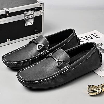 Sommer Bequeme Leder Herren Freizeitschuhe Klassische Slipper Designer Loafer Business Fahrschuhe Formale Mokassins Herren Laufschuhe