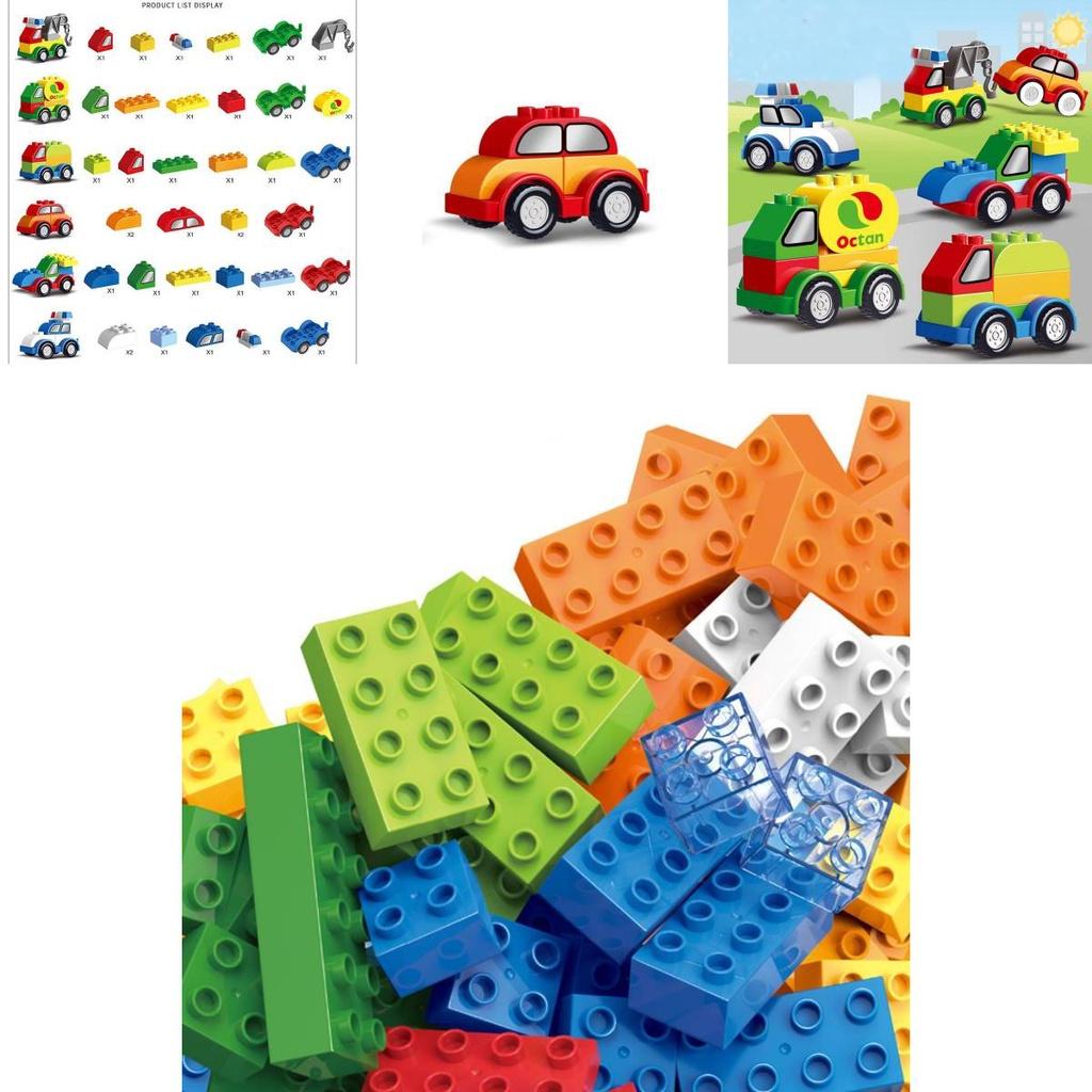 Brand Name Compatible With Lego Large Particle Creative Engineering Car Diy Building Block Toy Gift For Kids