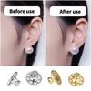 Sturdy Copper Earring Support Backs For Preventing Jewelry Slippage Secure Grip Design For Earrings