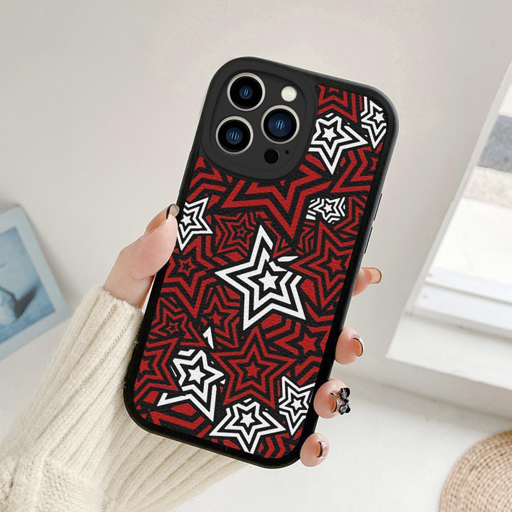 For Iphone Persona 5 Phone Case for Iphone 14 13 11 12 Pro MAX 13 12 MiNi 7 8 plus iphone 14 XS XR Lambskin Protective Covers