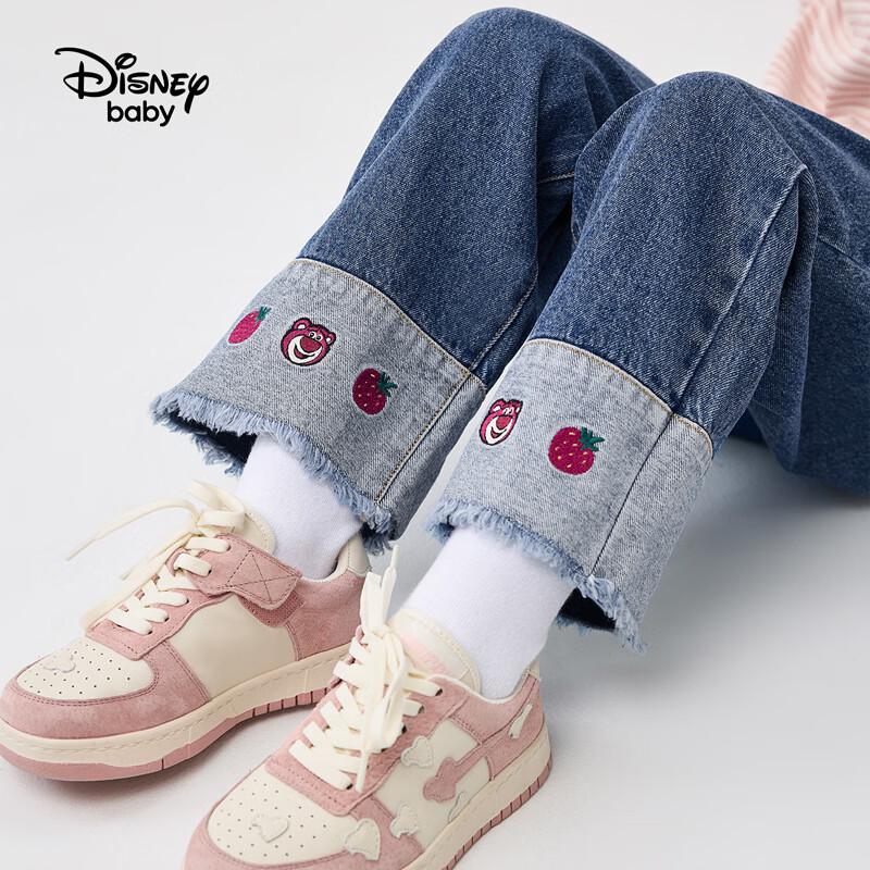 Disney Girls' Straight Leg Denim Jeans
