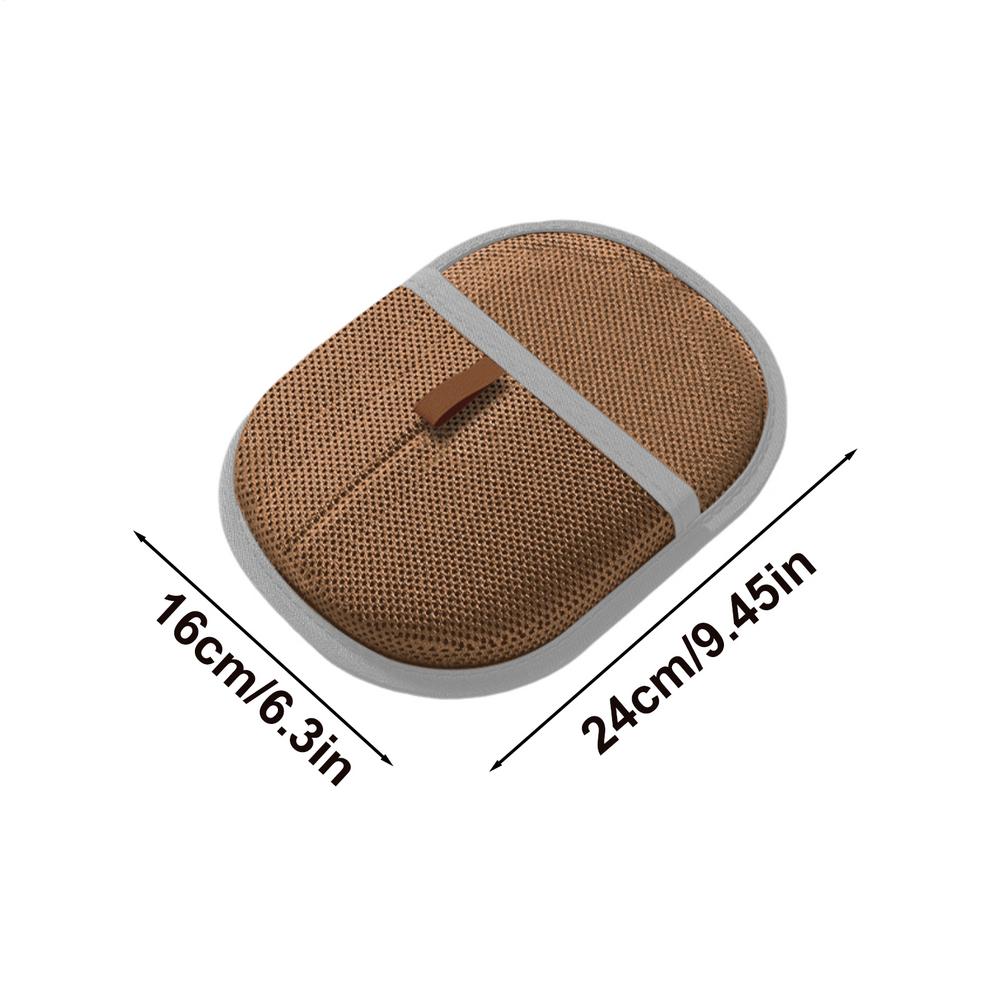 

Pet Hair Removal Glove Pet Hair Cleaning Gloves Electrostatic Washable Animals Deshedding Tool Grooming Brush for Carpet Couch светло-коричневого