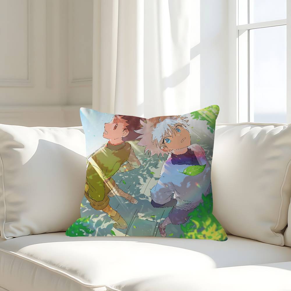 H-Hunter X H-Hunter Cushion Cover Decorative Pillow Sofa Home Decor Case Pillow Cases
