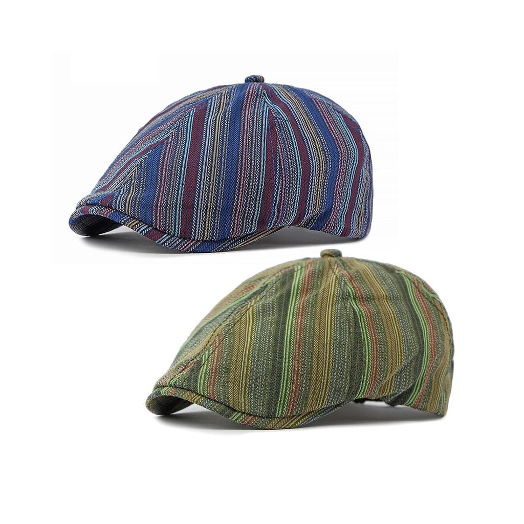 TWO QUILL Cotton Hunting and Comfortable Men's Hat, Stylish, Unisex, Breathable, Slimming, (BEL01-Blue)