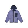 Converse Velvet Jackets Unisex Purple Hooded Thickened 10024061-A03