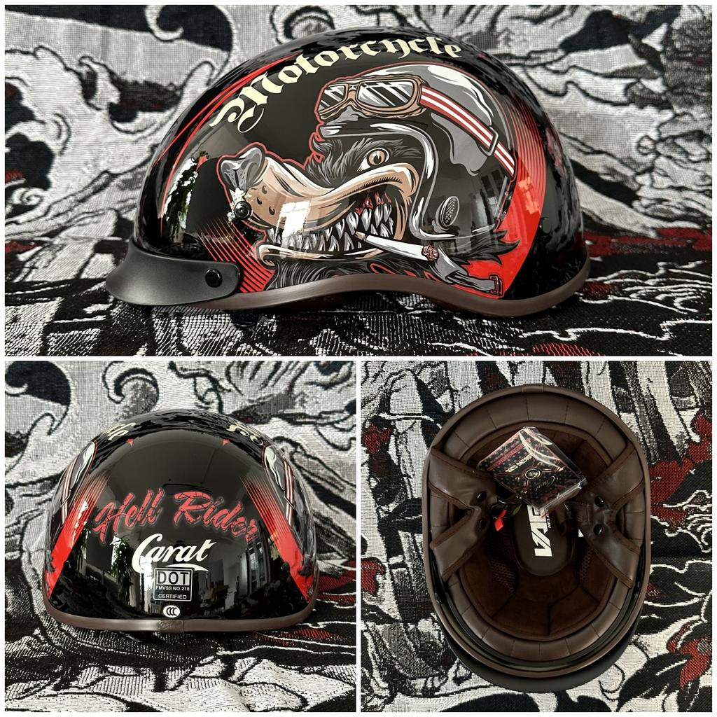 Retro Baseball Cap Helmet Cool Decals For Motorcycles Scooters Skateboards Washable Liner Built-in Visor