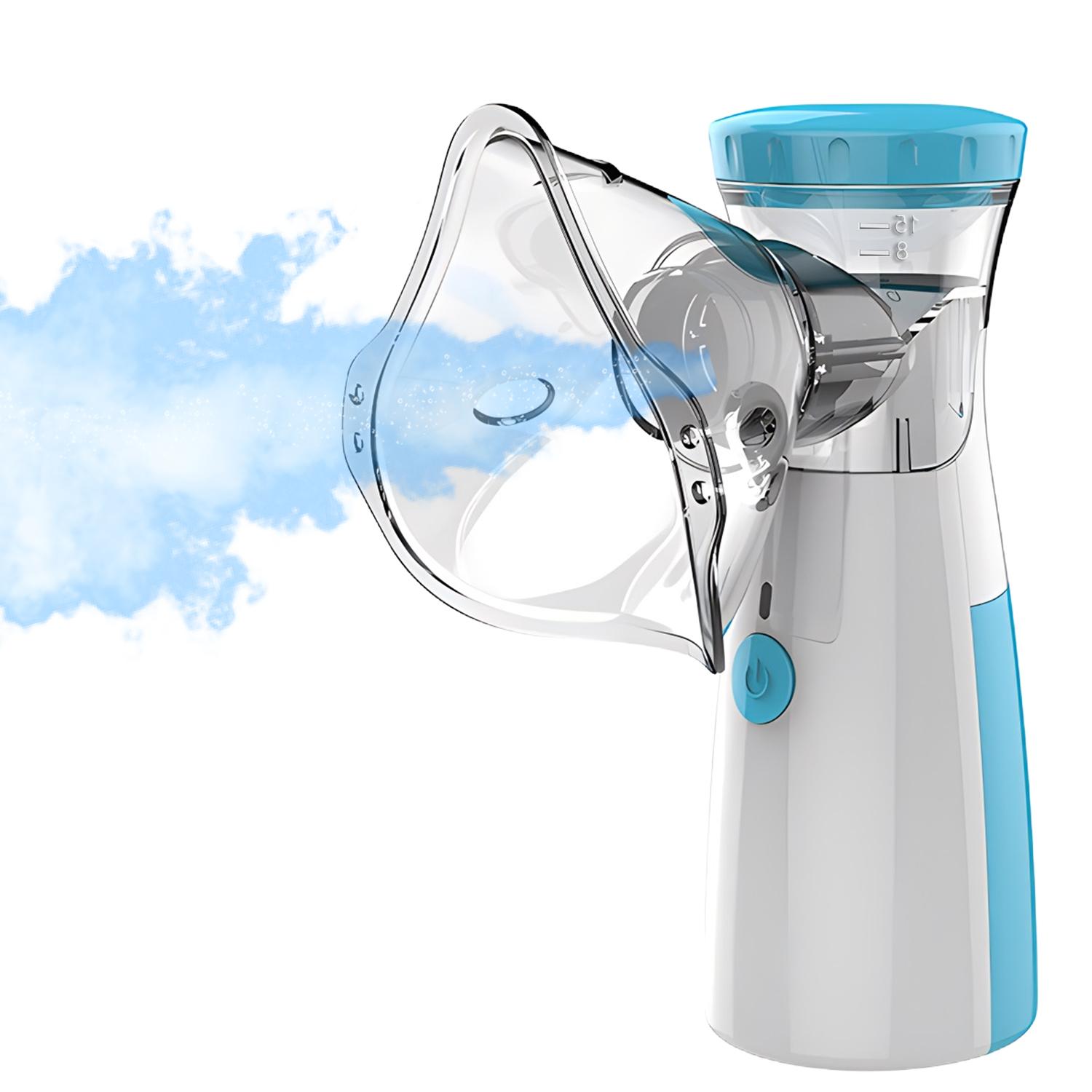 USB Распылитель для лица с туманом, Увлажнитель, Небулайзер, Паровая баня для лица, Увлажняющие, Инструменты для красоты, Инструменты для ухода за кожей лица синий