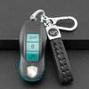 Porsche Compatible Key Case for Cayenne, Macan, Panamera, and 718 - Unisex Remote Keybag with Buckle