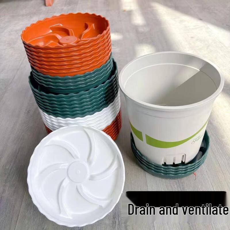 Breathable Round Plastic Flower Pot Base