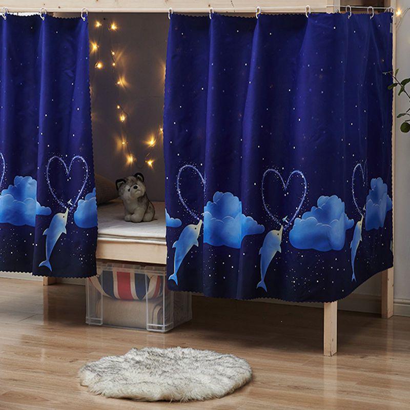 Blackout Bed Curtains for Dorm Bunks - Girls & Boys Privacy Enclosure
