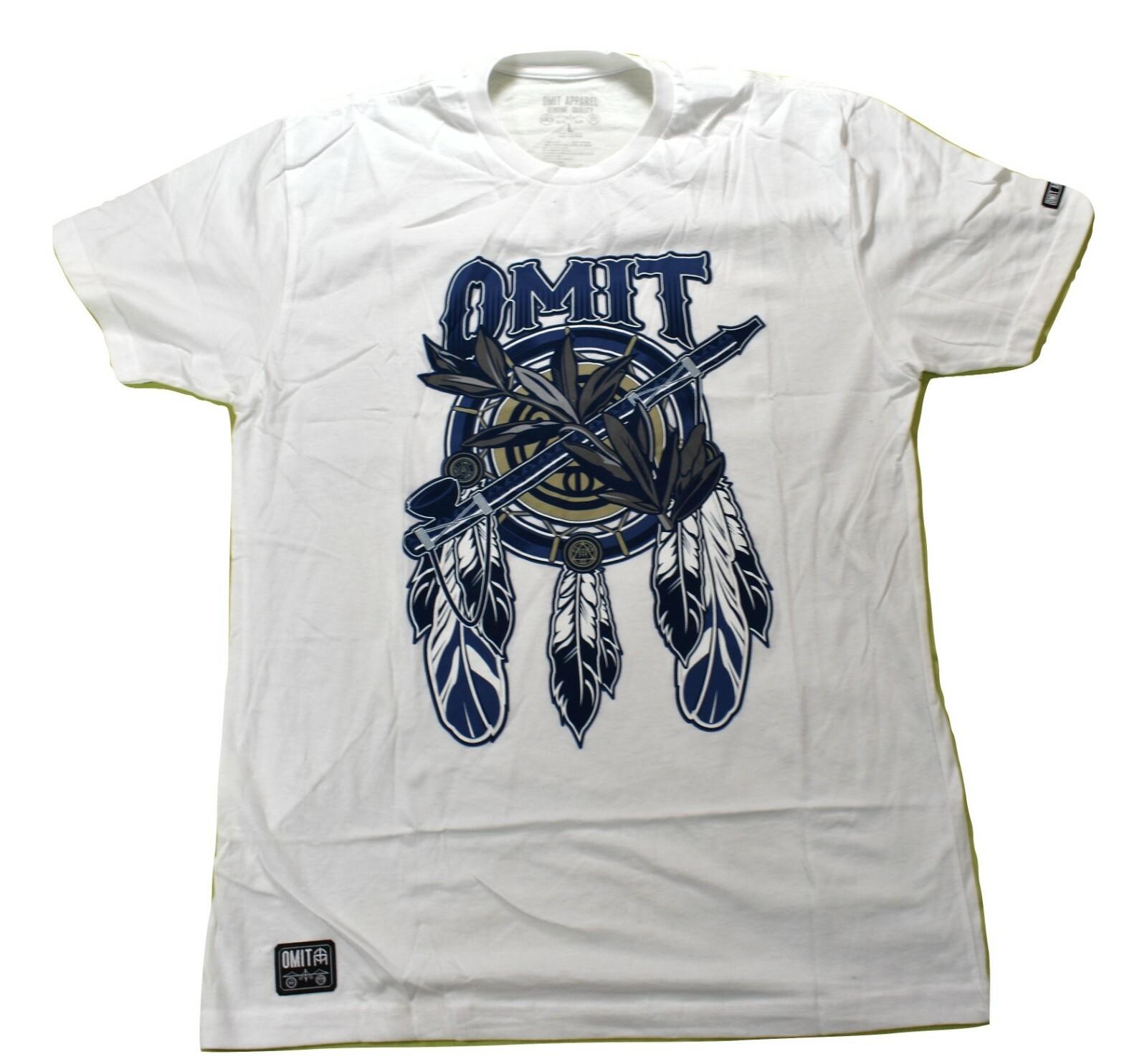 Omit Mens Toklahoma White Tee Shirt New L S
