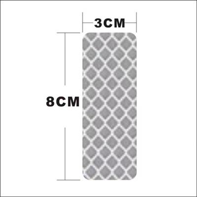 Reflective Adhesive Safety Sticker for Vehicles Motorcycles Helmets Waterproof PET Material Durable Reflective Tape for Enhanced Visibility