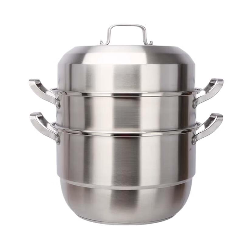 Yingbai 32cm 3-Lagen Edelstahl Dampfgarer