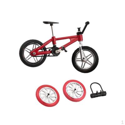 Fingerfahrrad Spielzeugset, Mini-Spielzeug, Dekoration, zum Sammeln, Basteln, Geschenke, Partygeschenk, Hand
