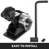 Manual Ring Roller Bender Metal Sheet Roll Bending Rolling Machine 343mm Hand Tubing Bender Steel Ring Roller Bender 3-1/2'' Handle Handheld Hand