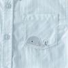 DAVE & BELLA Boys' Striped Short Sleeve Cotton Shirt
