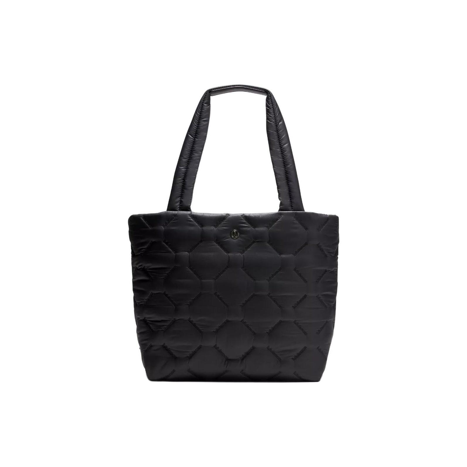 Lululemon Quilty Pleasures 12L Soft Comfortable Nylon Tote Bag Women tote Black LW9FXRS-0001 Black