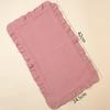 100% Cotton Baby Gauze Comfort Cloth: Newborn Multi-functional Handkerchief, Burp Cloth, Ruffle Towel, Soft & Skin-friendly.