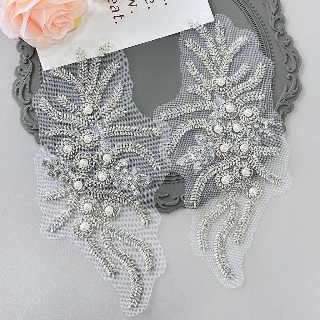 Nät, Nagelpärlor, Paljetter, Broderidekorationer, Blomsterlappar, Kläder, Klänningar, Bröllopsklänningar, Väskor, Accessoarer, Tyglappar