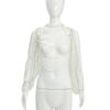 Versatile Pearls Body Jewelry Beaded Cape Featuring Removable Tassels for Multiple Fashion Scenarios Swim Event Ready