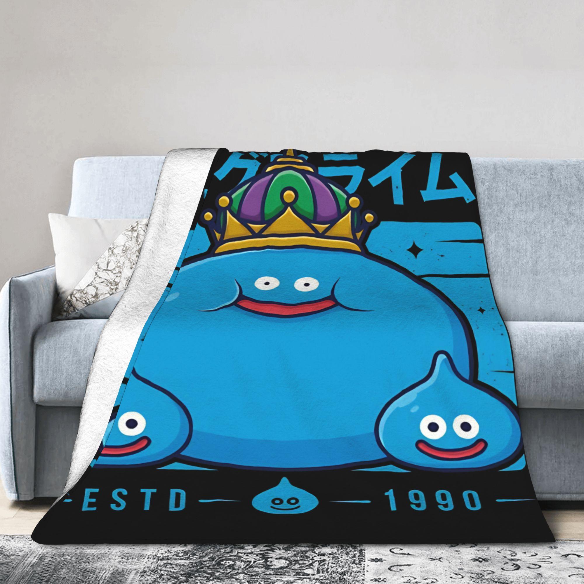 Slime Morimori Dragon Quest Blankets Ultra-Soft Fleece Relax Gifts Throw Blanket Quilt 75X95CM