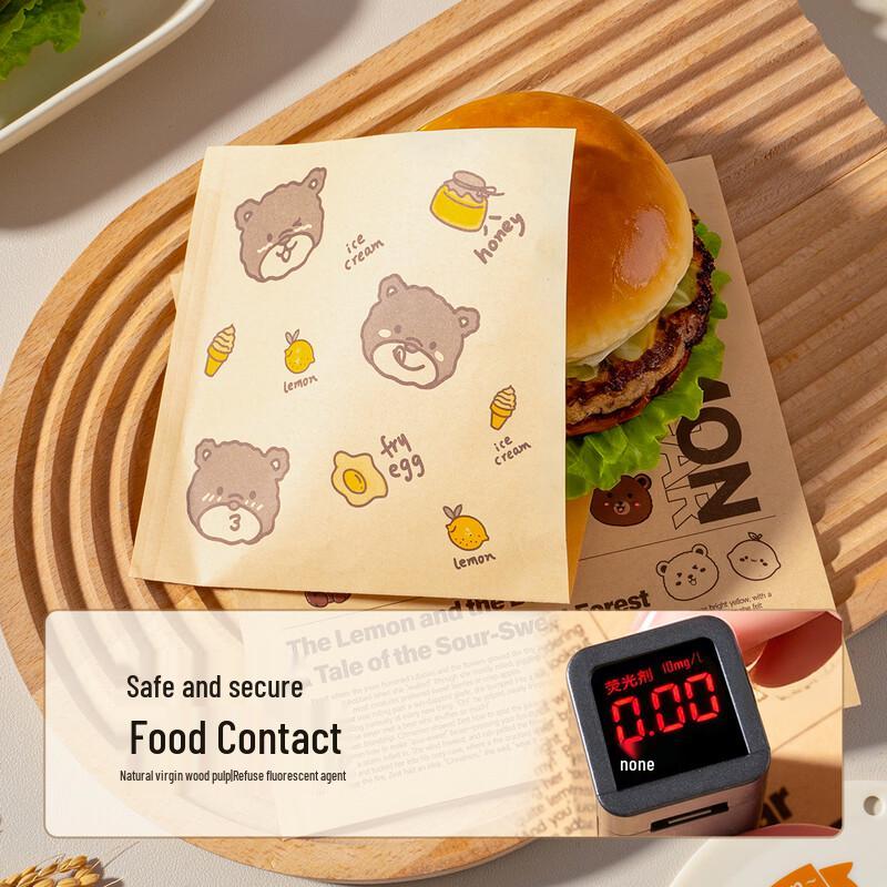 Oil-Proof Sandwich & Burger Wrapping Paper