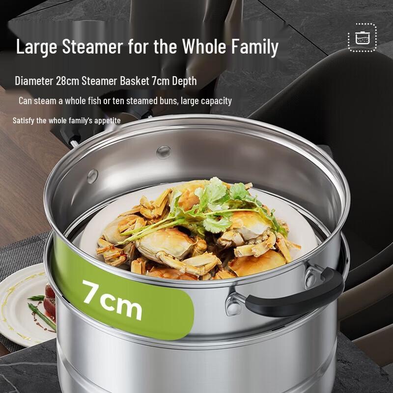 Canbo 2-Layer Stainless Steel Multipurpose Steamer Pot