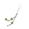 Fashionable Four Leaf Clovers Phone Charm Sturdy Acrylic Alloy Keychain Portable Phone Pendant for All Ages Adults