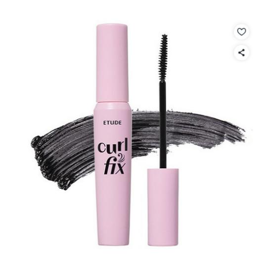 ETUDE Curl Fix Mascara Long-Lasting Waterproof Curling Black Mascara 7.5g
