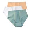 Breathable Mid-rise Seamless Cotton Underwear for Middle-aged and Plus-size Women