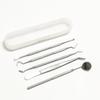 4 Pièces/Ensemble Grattoir à Tartre Détartreur Éliminateur de Plaque Outil de Nettoyage des Dents Kit d'Hygiène Dentaire Dentiste Détartreur Dentaire Soin Buccal