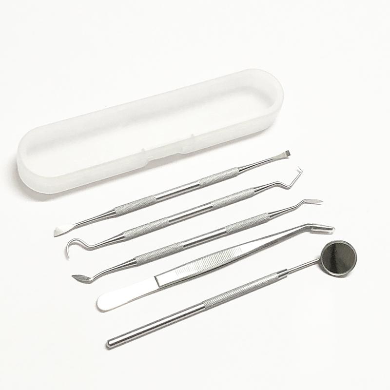 4 Pièces/Ensemble Grattoir à Tartre Détartreur Éliminateur de Plaque Outil de Nettoyage des Dents Kit d'Hygiène Dentaire Dentiste Détartreur Dentaire Soin Buccal