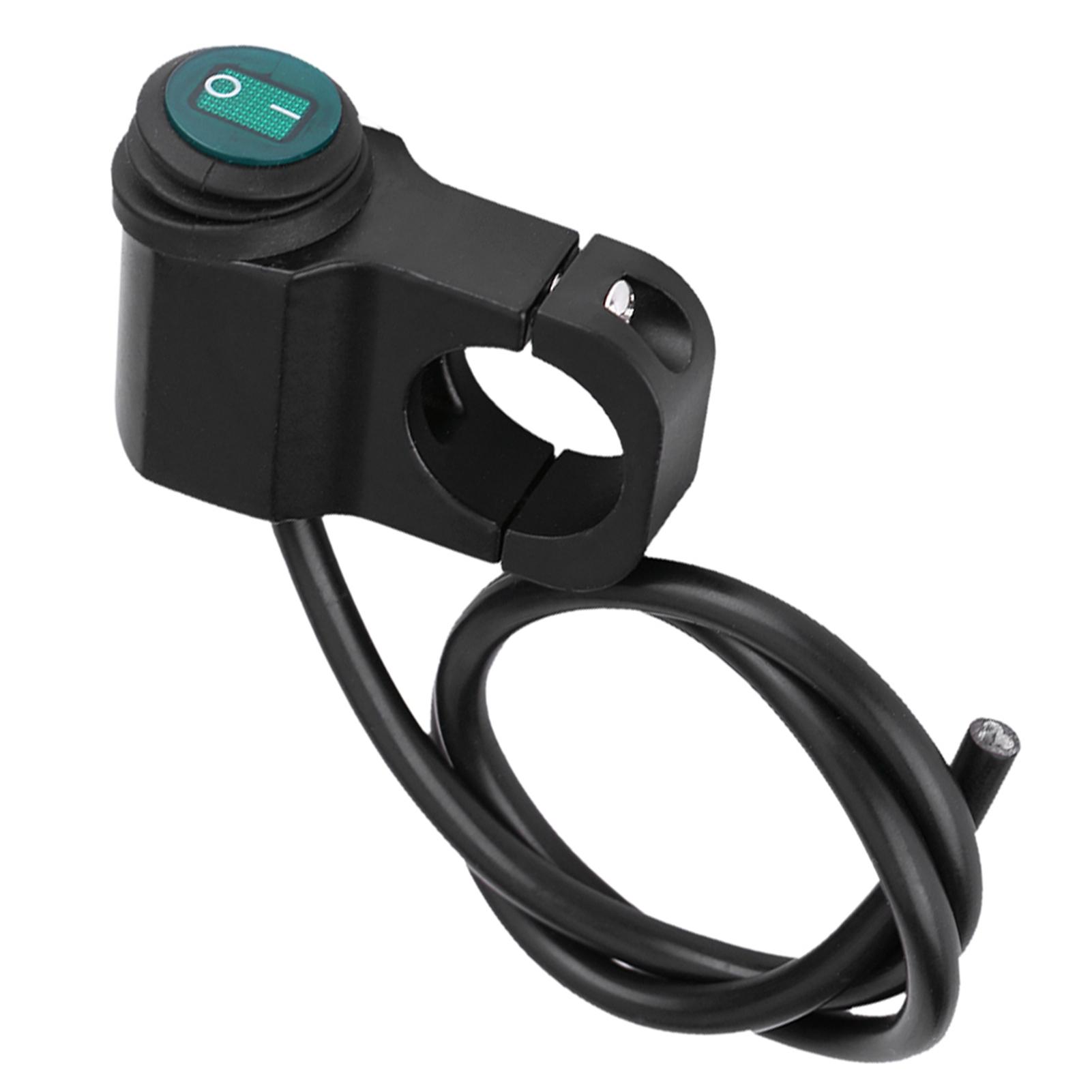 

12 В Универсальный 22 мм руль мотоцикла Фара Противотуманный прожектор ВКЛ ВЫКЛ Водонепроницаемый