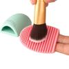 Nettoyant pinceau de maquillage - ASTAK - 2PCS - Silicone - Couleurs variées - Taille 5x7x3cm