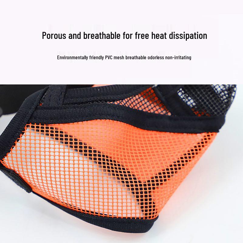 French Bulldog Bichon Anti-Bite Muzzle: Short Snout Pet Face Mask for Puppies and Pugs