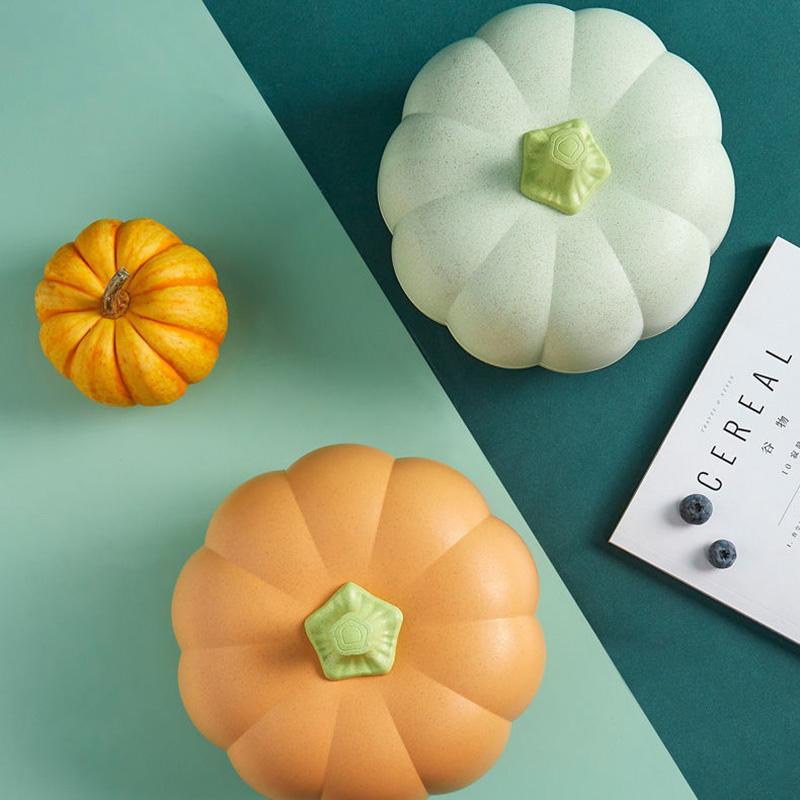 Pumpkin Creative Simple Modern Home Living Room Coffee Table Net Red Large Capacity Candy Box Multi-layer Melon Seed Tray